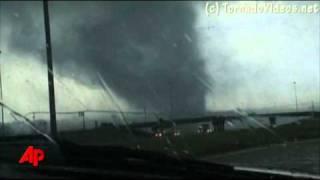 Raw Video: Tornadoes Cause Destruction in Miss.