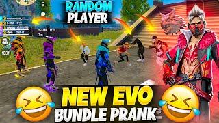 New Legendary Evo Bundle Prank with Random Players  New Emote & New Animation Garena Free Fire