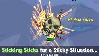 Terraria weapons that sticks ─ Javelins and other sticky weapons to use