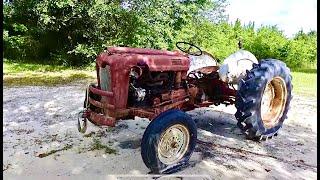 I RESCUED HER DADDY's RARE FORD Farm tractor!  Will it start?
