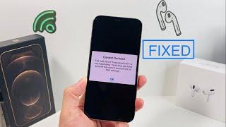 Cannot Get Mail iPhone Error (FIXED)