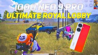 ULTIMATE ROYAL LOBBY CLUTCHES  IQOO NEO 9 PRO SMOOTH+120FPS PUBG  IQOO NEO 9 PRO BGMI TEST