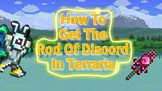 Terraria How To Get The Rod Of Discord FAST! Teleportation Tool(Works on Mobile, PC, Xbox, PS, 1.2+)