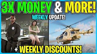 GTA Online WEEKLY UPDATE 3X Money & More!