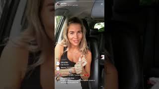 Саша Гозиас о расставании с Костей Ивановым, прямой эфир Instagram 11-08-2018