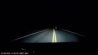 Real Highway Ghost! Caught on dash cam!