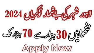 Lahore New Jobs 2024 | Today New Jobs in Lahore | Lahore Private Jobs @JOBSANDFIELDS  Best Jobs