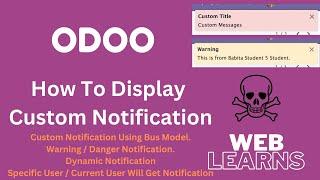 How to send custom notification to user Odoo simple notification