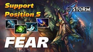 Fear Treant Protector - Support Position 5 - Dota 2 Pro Gameplay