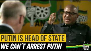 ANC Sec General: Putin is a head of State. South Africa can't Arrest a head of State