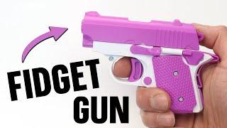 3D Printed Mini 1911 Gun Fidget Gun - Radish Gun - Fidget Toy - Jammed and How to Fix It Carrot Gun