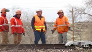 BNSF Railroad Track Maintenance Crew ~ Kingman AZ