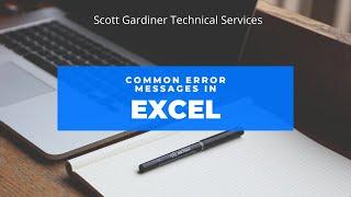 Common Excel Error Messages in Functions and Formulas
