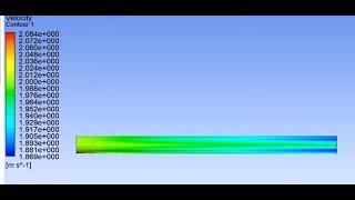 CFD Analysis of Laminar Flow through 3D pipe- ANSYS (fluent)  Simulation