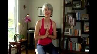 Quick Seated Yoga Twist to Ease Back Tension