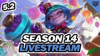 TOO BUSY GRINDING TO THE TOP  Wild Rift Patch 5.2 Livestream