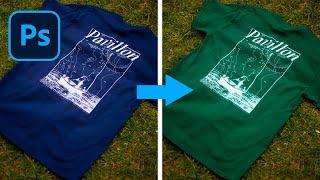 How to Change T-shirt Color in Photoshop