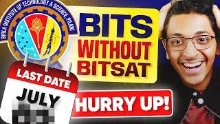 BITS Pilani CS Degree FOR EVERYONE?! | Admission in BITS without BITSAT | Ishan Sharma