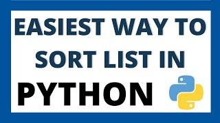 Sort list in python - easiest way to sort in ascending and descending order