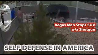 Man Stops SUV w/Shotgun - Armed Home Invader Killed & More Self Defense