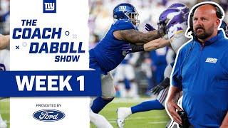 The Coach Daboll Show: Previewing Week 1 vs. Vikings | New York Giants