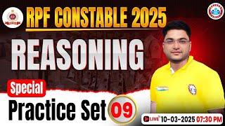 RPF Constable Reasoning Classes 2025 | RPF Reasoning Practice Set #09 | RPF Reasoning MCQs