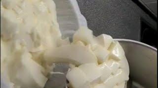 Wie macht man Käse    طريقة صنع الجبة البلدي