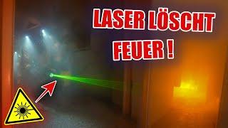 ZIMMERBRAND-  Laser Strahlrohr löscht FLAMMEN  LION ATTACK | ItsMarvin