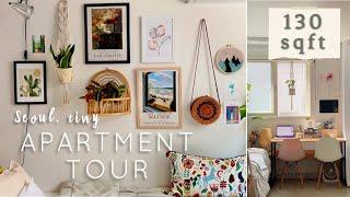 Tiny Studio Apartment Tour 2023 | Seoul, Korea cozy $450/month small home + Rental Tips