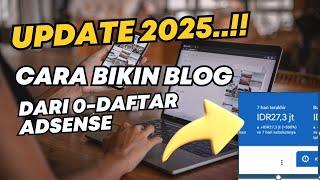 TERBARU 2025 !! CARA Buat BLOG/WEBSITE dari awal sampai Menghasilkan Uang || Bikin BLOG Dari A-Z