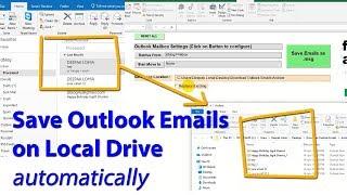 save outlook emails as .msg on your local drive - excel vba macros