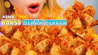 BUKA PUASA LANGSUNG PEDESS ASMR BAKSO BOGEM MEKAR KUAH SAMBEL MERCON | ASMR Indonesia