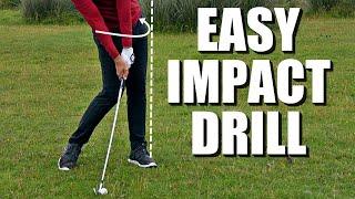 GOLF IMPACT POSITION DRILL