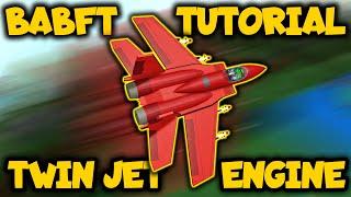 EASY TUTORIAL | Fighter Jet TWIN ENGINE Part Tutorial in Roblox Build a Boat!