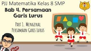 Persamaan Garis Lurus [Part 1] - Mengenal Persamaan Garis Lurus