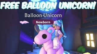HOW TO GET A FREE BALLOON UNICORN & Best Way To Farm Tickets for Balloon Pop Minigame in Adopt Me! 