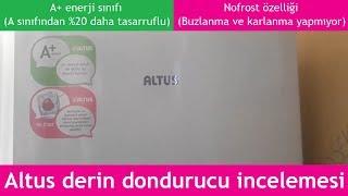 Altus Al 709 e derin dondurucu incelemesi