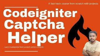 Captcha helper in Codeigniter | How to use captcha helper in Codeigniter | captcha in ci