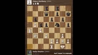 Vasily Smyslov vs Gideon Stahlberg • Memorial A.Alekhine, 1956