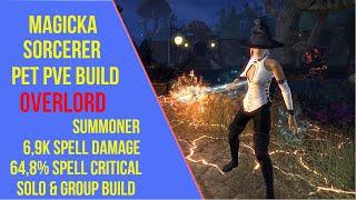 ESO Magicka Sorcerer PVE Build (Pet) - Overlord - Deadlands