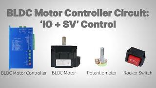 BLDC Motor Controller Circuit: ‘IO + SV’ Control #howto #bldc #motorcontrol