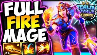 BUILD: Full Fire Mage *SOLO VS TRIOS* | Realm Royale Reforged