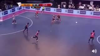 Ronaldinho amazing nutmeg vs Telugu Tigers (Futsal)