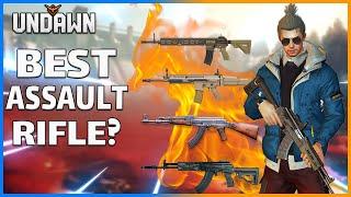 what is the best assault rifle in undawn ? AK-15 , AK-47, SCAR , HK416 ? all guns compare