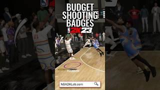 NBA 2K23 Budget Shooting Badges : Best Shooting Tips 2K23 #nba2k23 #2k23 #2k