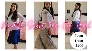 Ross & Sam's Modest Skirt Try On Haul Spring 2022 | Christian Single Mom Life