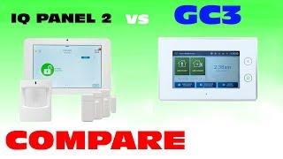 Qolsys IQ Panel 2 vs 2GIG GC3 Compare Features