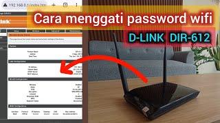 Cara mengganti password wifi di router D-LINK DIR-612