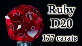 My most beautiful creation yet: Ruby D20