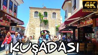 KUŞADASI AYDIN TURKEY | VIRTUAL WALKING TOUR 20 May 2022 | 4k UHD 60fps